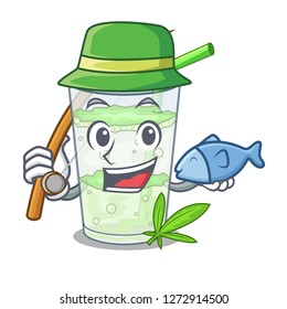 Fishing water lassi bhang in character cup