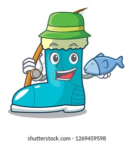 Fishing winter boot on the character rak