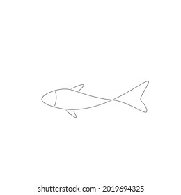 Nado de peces en la ilustración de vectores marítimos
