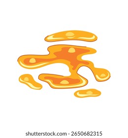 fissura da poça de lava cartoon. caldeira piroclástica, ventilação tectônica, ponto de calor fissura cisão lava poça sinal. símbolo isolado ilustração vetorial