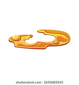 fissure lava puddle cartoon. caldera pyroclastic, vent tectonic, hotspot plume fissure lava puddle sign. isolated symbol vector illustration