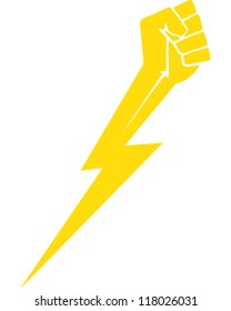 Bolt Fist Lightning Images, Stock Photos & Vectors | Shutterstock