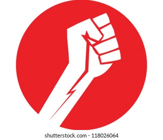 Abstract Hand Logo Vector Icon Stock Vector (Royalty Free) 1425327203