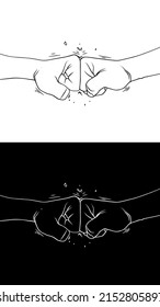 Fist bump is a gesture similar in meaning to a handshake or high five. A fist bump can also be a symbol of giving respect or approval, as well as companionship between two people. It can be followe 