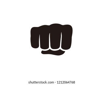 Fist bump icon template