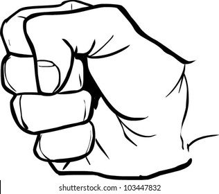 Fist Clenched, bottom view