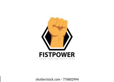 fist concept logo, icon, symbol, design template