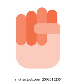 Fist Flat Icon Design For Personal nad Commercial Use