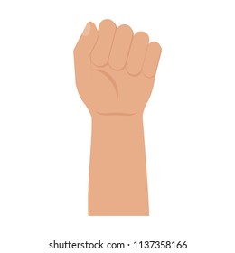 fist hand up design