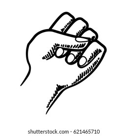Fist hand symbol