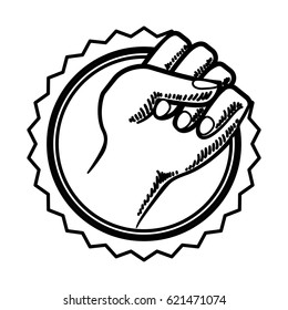 Fist hand symbol