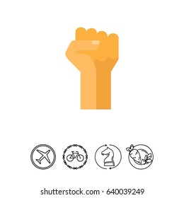 Fist up icon