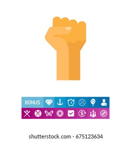 Fist up icon