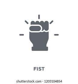Fist icon. Fist design concept from  collection. Simple element vector illustration on white background.