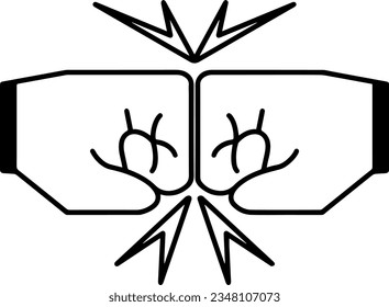 Faustsymbol, True Black Icon