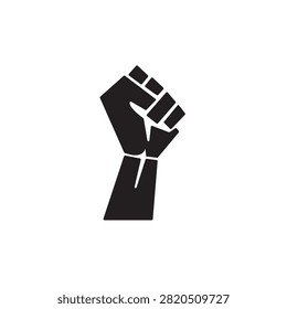 fist icon vector illustration