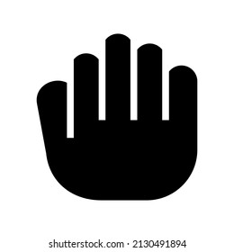 Ilustración de diseño del símbolo del vector del icono del puño