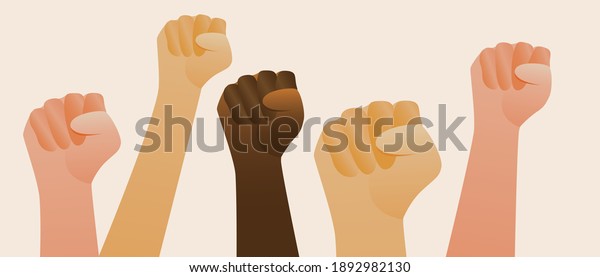 Fist Isolated Flat Vector Stock Illustration Stock Vector (Royalty Free ...