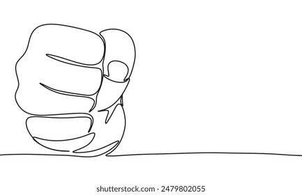 Primera línea continua. Arte vectorial dibujado a mano.