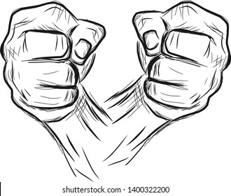 fist picture. in the form of a vector illustration file. EPS 10.