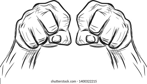 fist picture. in the form of a vector illustration file. EPS 10.