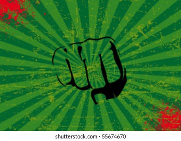 fist poster