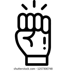 fist power hand 