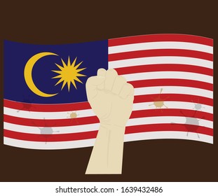 Bendera malaysia kartun