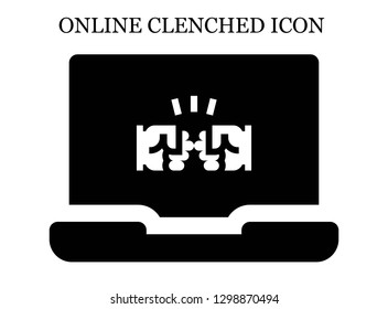 Fist search icon. Editable Fist search icon for web or mobile.