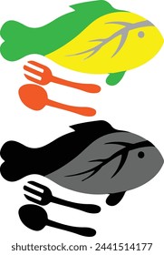 Fist set menu icon vector