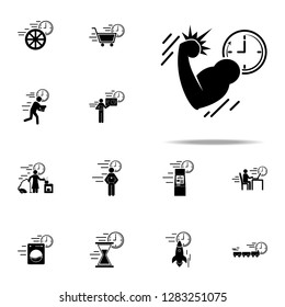 fist speed icon. Speed icons universal set for web and mobile
