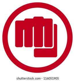 fist symbol (human hand punching sign)