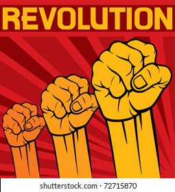 fist - symbol of revolution poster