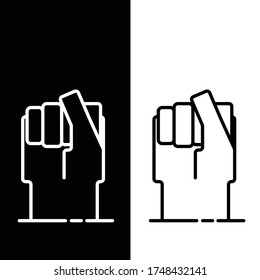 primer vector símbolos en blanco y negro. excelente para campaña de afiches, icono de diversidad, logotipo, símbolo, diseño de plantillas y cualquier propósito