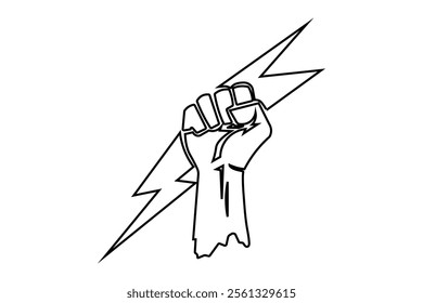 Fist Vector Designs as Emblems of Solidarity in Human Rights, human rights, fist icon, freedom illustration, human dignity, fighting for rights, protest fist, equality symbol, fighting for justice