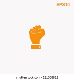 Fist vector icon