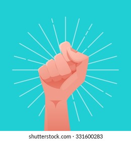 Fist vector illustration