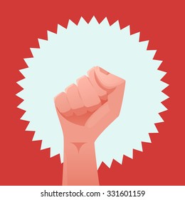 Fist vector illustration