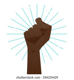 Fist vector illustration