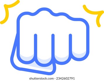 fisted hand icon emoji sticker