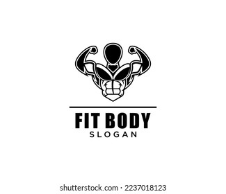 FIT BODY vector logo modern
