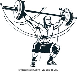 fit male person lifting weights