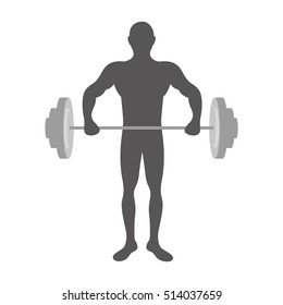 fit man silhouette icon image 