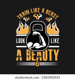 Fit is not a destination it is a way Gym tshirt design template gym design,Gym fitness workout CrossFit Working hard vector t shirt design