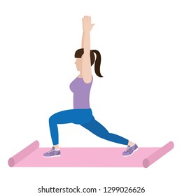 fit woman doing exercise