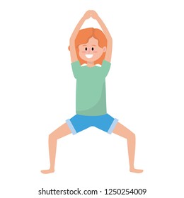 fit woman practicing yoga
