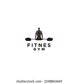 Fitnes logo design icon vector