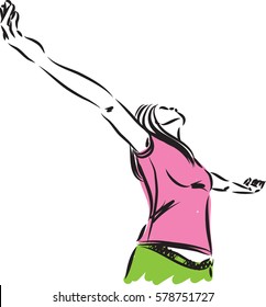 FITNESS 1 VECTOR IMAGE ILLUSTRATION