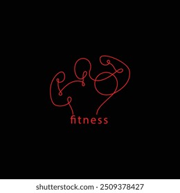 Fitness Abstract Logo Design Para Todos Os Negócios