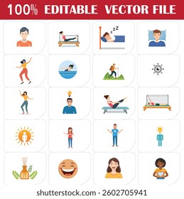 Fitness Activities Vector bundle pack